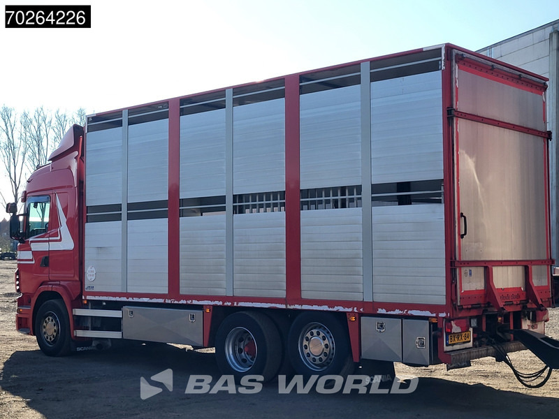 Scania G420 6X2 Van Dijk Cattle transport Liftable floor Lift-Asche Euro 5 - بصندوق مغلق شاحنة: صور 2 Scania G420 6X2 Van Dijk Cattle transport Liftable floor Lift-Asche Euro 5 - بصندوق مغلق شاحنة: صور 2