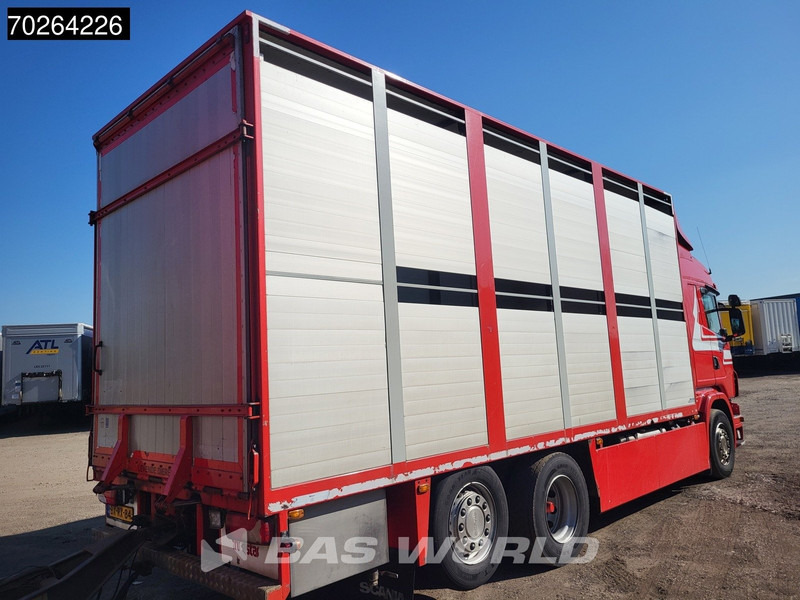 Scania G420 6X2 Van Dijk Cattle transport Liftable floor Lift-Asche Euro 5 - بصندوق مغلق شاحنة: صور 3 Scania G420 6X2 Van Dijk Cattle transport Liftable floor Lift-Asche Euro 5 - بصندوق مغلق شاحنة: صور 3