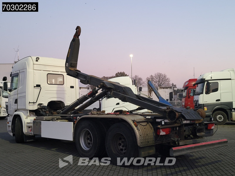 Scania G450 6X2 HIAB XR21Z59 containersystem 3-pedals Retarder Lift-Axle Euro 6 - شاحنة ذات الخطاف: صور 2 Scania G450 6X2 HIAB XR21Z59 containersystem 3-pedals Retarder Lift-Axle Euro 6 - شاحنة ذات الخطاف: صور 2