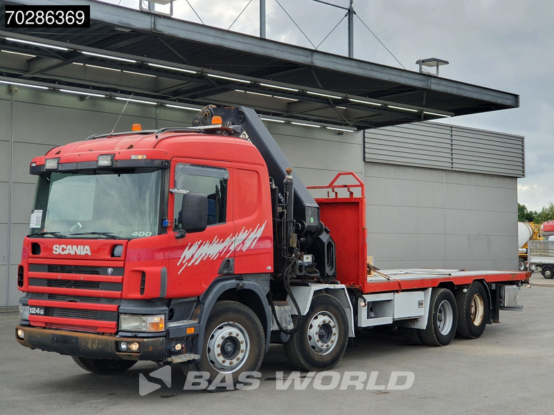 Scania P124 P 8X2 HIAB 477EP-5 HIPRO 2013 year Kran Crane Lift Axle Manual Euro 2 - شاحنات مسطحة, شاحنة كرين: صور 5 Scania P124 P 8X2 HIAB 477EP-5 HIPRO 2013 year Kran Crane Lift Axle Manual Euro 2 - شاحنات مسطحة, شاحنة كرين: صور 5