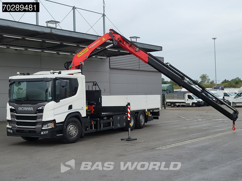 Scania P410 6X2 - شاحنات مسطحة, شاحنة كرين: صور 3 Scania P410 6X2 - شاحنات مسطحة, شاحنة كرين: صور 3