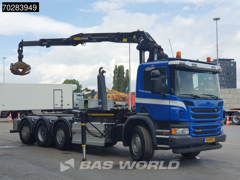 Scania P410 8X2 NL-Truck Palfinger Q150Z Crane 30T VDL hooklift Lift-Lenkachse Euro 6 - شاحنة ذات الخطاف, شاحنة كرين: صور 3 Scania P410 8X2 NL-Truck Palfinger Q150Z Crane 30T VDL hooklift Lift-Lenkachse Euro 6 - شاحنة ذات الخطاف, شاحنة كرين: صور 3