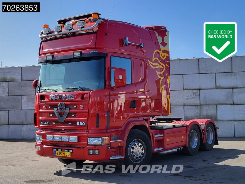 Scania R164 6X4 NL-Truck Manual Long-Liner V8 Retarder Euro 3 - شاحنة جرار: صور 1 Scania R164 6X4 NL-Truck Manual Long-Liner V8 Retarder Euro 3 - شاحنة جرار: صور 1