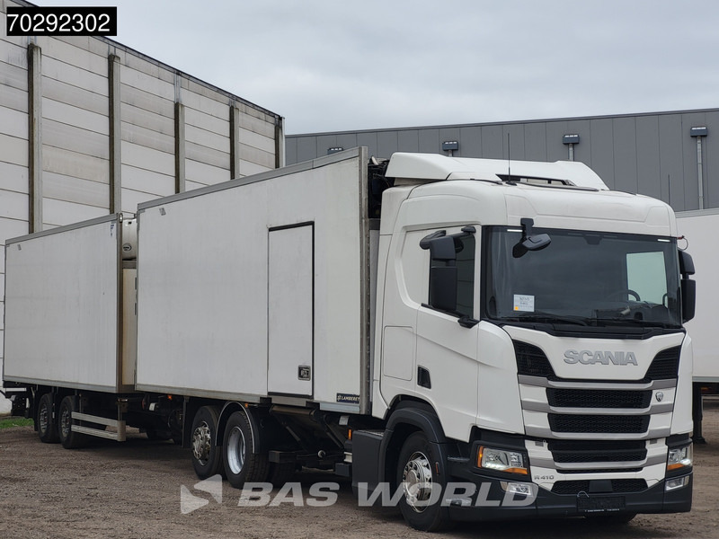 Scania R410 6X2 Refrigerated Combi Lamberet Carrier Retarder Euro 6 - مبردة شاحنة: صور 3 Scania R410 6X2 Refrigerated Combi Lamberet Carrier Retarder Euro 6 - مبردة شاحنة: صور 3