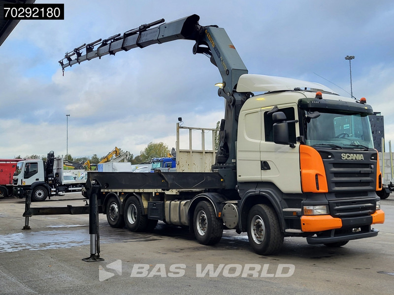 Scania R420 8X2 Palfinger PK74002 Kran Crane Retarder Lift-Steering Axle Euro 4 - شاحنات مسطحة, شاحنة كرين: صور 3 Scania R420 8X2 Palfinger PK74002 Kran Crane Retarder Lift-Steering Axle Euro 4 - شاحنات مسطحة, شاحنة كرين: صور 3