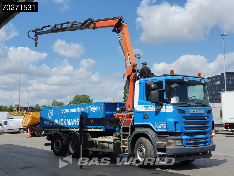 Scania R440 6X2 Palfinger PK16001 Crane Kran Lift+Lenkachse Euro 5 - شاحنات مسطحة, شاحنة كرين: صور 3 Scania R440 6X2 Palfinger PK16001 Crane Kran Lift+Lenkachse Euro 5 - شاحنات مسطحة, شاحنة كرين: صور 3