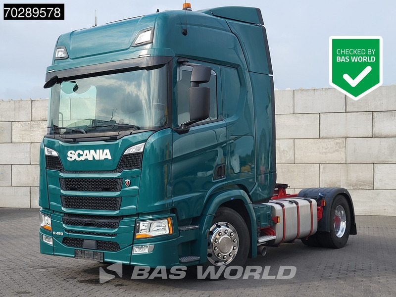 Scania R450 4X2 65T! Retarder PTO Standklima Alcoa Navi ACC Euro 6 - شاحنة جرار: صور 1 Scania R450 4X2 65T! Retarder PTO Standklima Alcoa Navi ACC Euro 6 - شاحنة جرار: صور 1