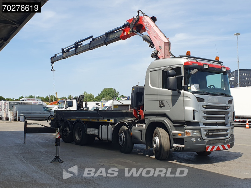 Scania R480 8X2 FASSI F660AXP.25 Manual Retarder Lift+Lenkachse Euro 5 - شاحنات مسطحة, شاحنة كرين: صور 2 Scania R480 8X2 FASSI F660AXP.25 Manual Retarder Lift+Lenkachse Euro 5 - شاحنات مسطحة, شاحنة كرين: صور 2