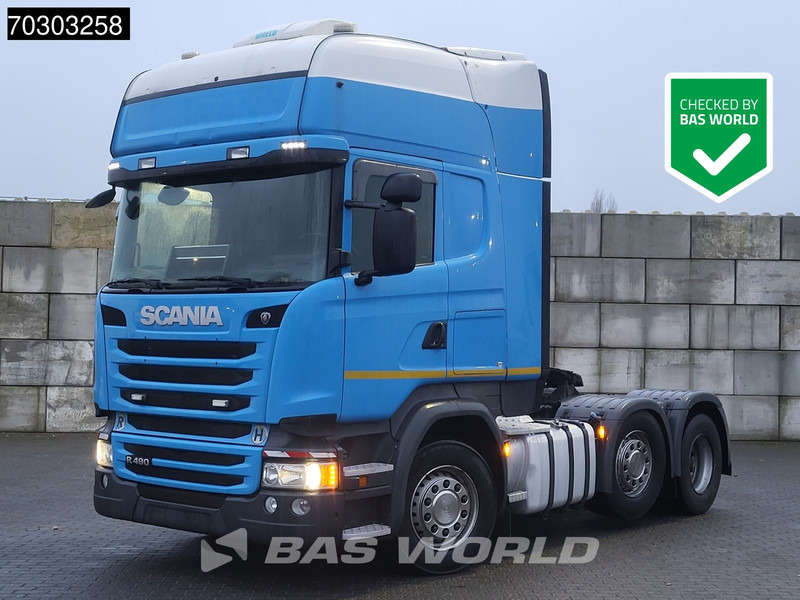 Scania R490 6X2 Retarder Lift+Lenkachse Full-Air 2xTanks Standklima Euro 6 - شاحنة جرار: صور 1 Scania R490 6X2 Retarder Lift+Lenkachse Full-Air 2xTanks Standklima Euro 6 - شاحنة جرار: صور 1
