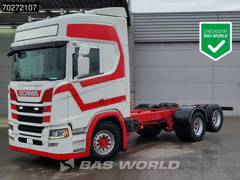 Scania R500 6X2 Chassis Retarder ACC Navi Liftachse Automatic Euro 6 - الشاسيه شاحنة: صور 1 Scania R500 6X2 Chassis Retarder ACC Navi Liftachse Automatic Euro 6 - الشاسيه شاحنة: صور 1