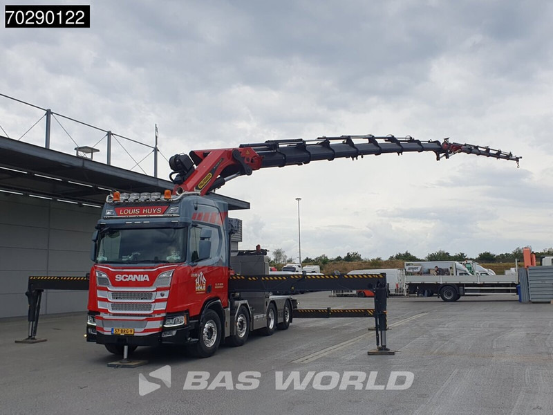 Scania R500 8X2 NL-Truck Palfinger PK165002 TEC 7 Crane Winch Fly-Jib Retarder Lift+steering - شاحنات مسطحة, شاحنة كرين: صور 5 Scania R500 8X2 NL-Truck Palfinger PK165002 TEC 7 Crane Winch Fly-Jib Retarder Lift+steering - شاحنات مسطحة, شاحنة كرين: صور 5