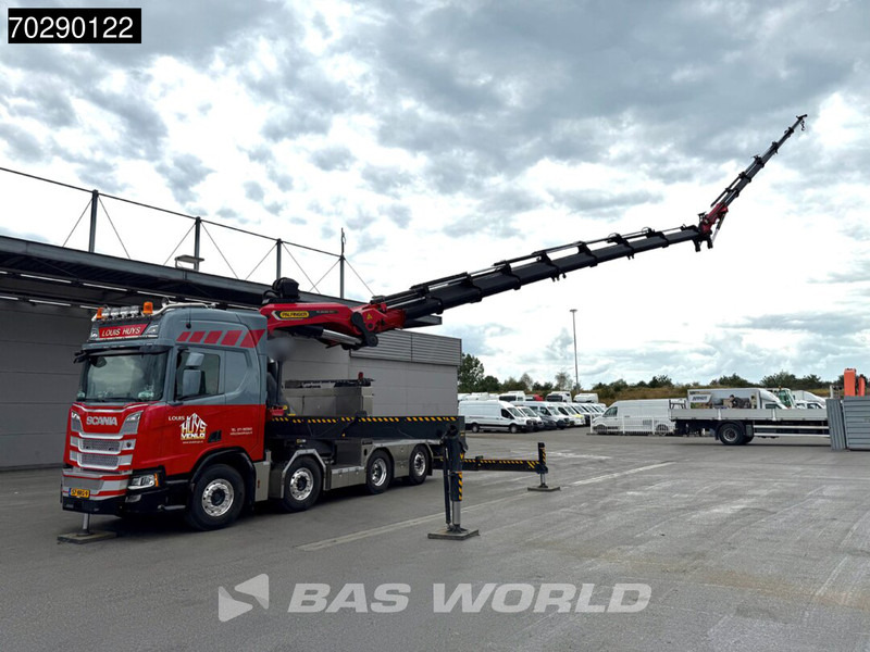 Scania R500 8X2 NL-Truck Palfinger PK165002 TEC 7 Crane Winch Fly-Jib Retarder Lift+steering - شاحنات مسطحة, شاحنة كرين: صور 3 Scania R500 8X2 NL-Truck Palfinger PK165002 TEC 7 Crane Winch Fly-Jib Retarder Lift+steering - شاحنات مسطحة, شاحنة كرين: صور 3