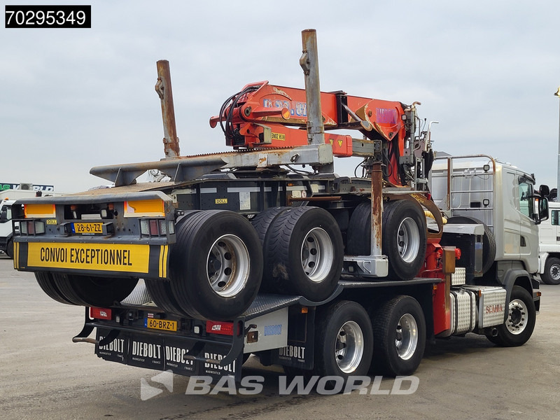 Scania R580 R 6X4 NL-Truck Diebolt D28.81 Kran Crane Holztransport + Dolly Retarder Euro 6 - شاحنة قطع الأشجار, شاحنة كرين: صور 5 Scania R580 R 6X4 NL-Truck Diebolt D28.81 Kran Crane Holztransport + Dolly Retarder Euro 6 - شاحنة قطع الأشجار, شاحنة كرين: صور 5