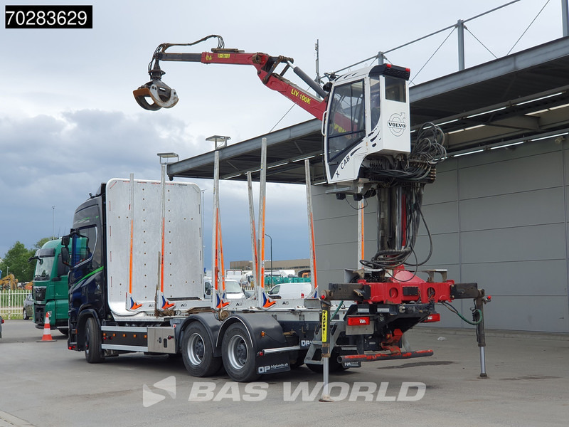 Scania S650 S 6X4 Tajfun LIV100K Kran Holztransport Retarder 3-Pedals Euro 6 - شاحنة قطع الأشجار, شاحنة كرين: صور 2 Scania S650 S 6X4 Tajfun LIV100K Kran Holztransport Retarder 3-Pedals Euro 6 - شاحنة قطع الأشجار, شاحنة كرين: صور 2