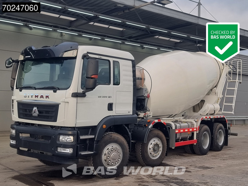 Sitrak G5 350 8X4 8m3 Liebherr HTM 804 H Mixer Big-Axle Steelsuspension - شاحنة خلاطة خرسانة: صور 1 Sitrak G5 350 8X4 8m3 Liebherr HTM 804 H Mixer Big-Axle Steelsuspension - شاحنة خلاطة خرسانة: صور 1