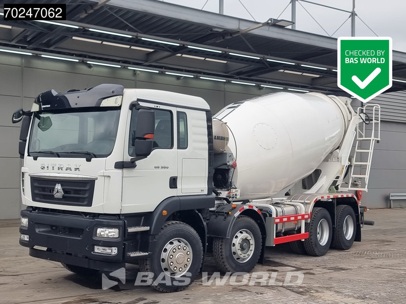 Sitrak G5 350 8X4 8m3 Liebherr mixer Manual Steel Suspension - شاحنة خلاطة خرسانة: صور 1 Sitrak G5 350 8X4 8m3 Liebherr mixer Manual Steel Suspension - شاحنة خلاطة خرسانة: صور 1