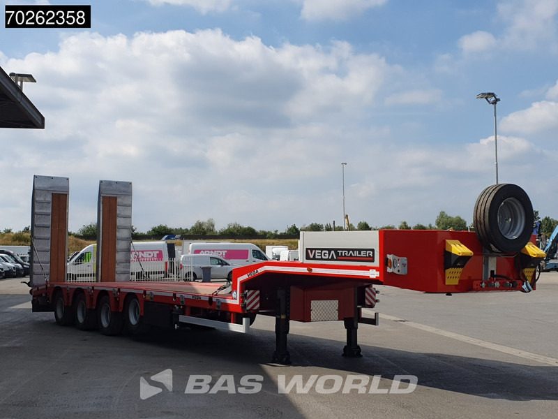 Vega STANDARD LOWBED 2 axles Lift + 2xLenkachse Hydraulic Ramps - عربة مسطحة منخفضة نصف مقطورة: صور 3 Vega STANDARD LOWBED 2 axles Lift + 2xLenkachse Hydraulic Ramps - عربة مسطحة منخفضة نصف مقطورة: صور 3