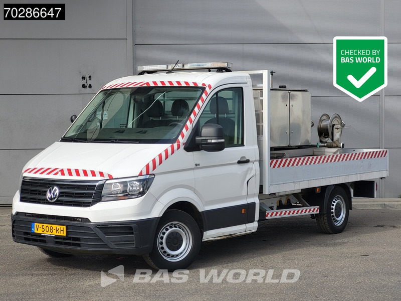 Volkswagen Crafter 177pk Automaat Open Laadbak Reinigingswagen Trekhaak Airco Cruise Euro6 Pritsche Pickup Open Box Hogedrukspuit Waterpomp A/C Tow - الشاحنات الصغيرة المسطحة: صور 1 Volkswagen Crafter 177pk Automaat Open Laadbak Reinigingswagen Trekhaak Airco Cruise Euro6 Pritsche Pickup Open Box Hogedrukspuit Waterpomp A/C Tow - الشاحنات الصغيرة المسطحة: صور 1