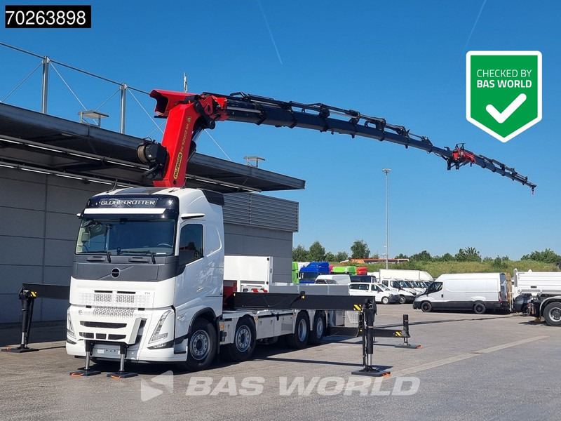 Volvo FH 500 8X2 NEW! Palfinger PK92002 SH 8+6 JIB Crane Kran Winch Lift-Lenkachse Navi - شاحنات مسطحة, شاحنة كرين: صور 1 Volvo FH 500 8X2 NEW! Palfinger PK92002 SH 8+6 JIB Crane Kran Winch Lift-Lenkachse Navi - شاحنات مسطحة, شاحنة كرين: صور 1