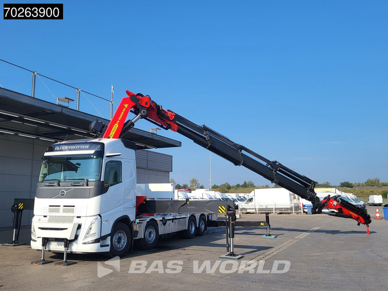 شاحنات مسطحة, شاحنة كرين جديد Volvo FH 500 8X2 Palfinger PK110002 SH Crane + Fly-Jib Winch VEB+ Euro 6: صور 7