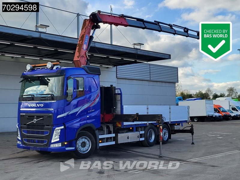 Volvo FH 540 FH 6X2 HMF 3220-K7 Crane Kran Lift-Axle Big-Axle Xenon Automatic Euro 6 - شاحنات مسطحة, شاحنة كرين: صور 1 Volvo FH 540 FH 6X2 HMF 3220-K7 Crane Kran Lift-Axle Big-Axle Xenon Automatic Euro 6 - شاحنات مسطحة, شاحنة كرين: صور 1