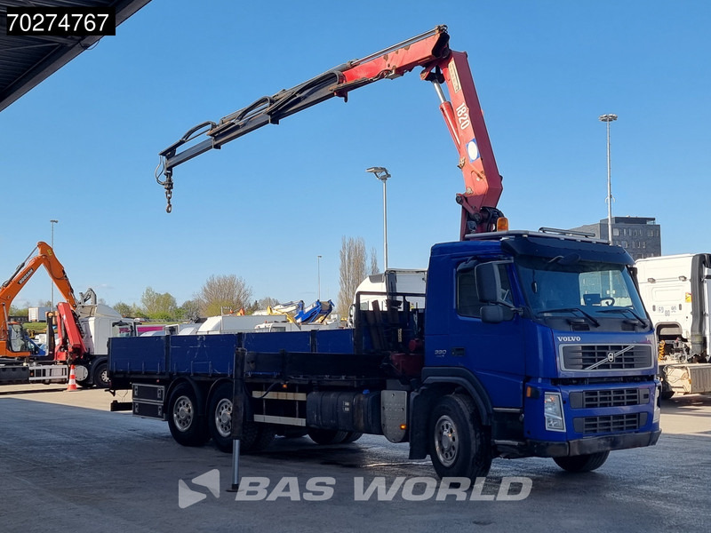 Volvo FM 330 6X2 HMF 1820 K3 Kran Crane Lift+Steering Axle Xenon Euro 5 - شاحنات مسطحة, شاحنة كرين: صور 3 Volvo FM 330 6X2 HMF 1820 K3 Kran Crane Lift+Steering Axle Xenon Euro 5 - شاحنات مسطحة, شاحنة كرين: صور 3
