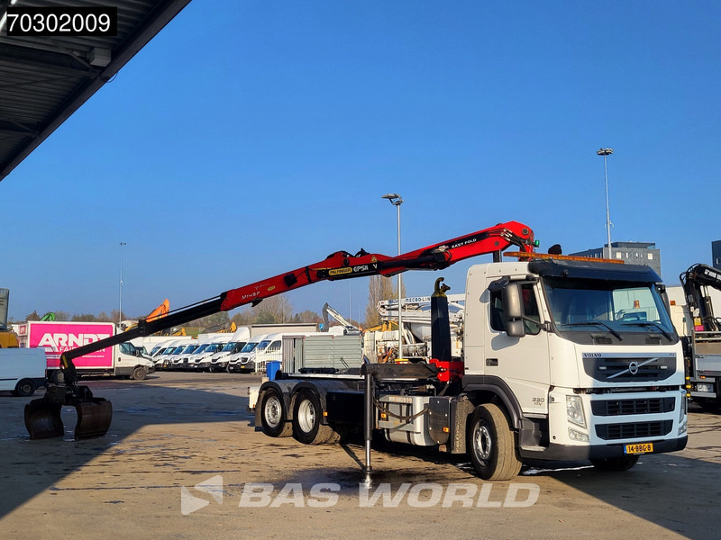 Volvo FM 330 FM 6X2 Palfinger Epsilon Z-Crane VDL Hook Lift+Steering Axle - شاحنة ذات الخطاف, شاحنة كرين: صور 5 Volvo FM 330 FM 6X2 Palfinger Epsilon Z-Crane VDL Hook Lift+Steering Axle - شاحنة ذات الخطاف, شاحنة كرين: صور 5