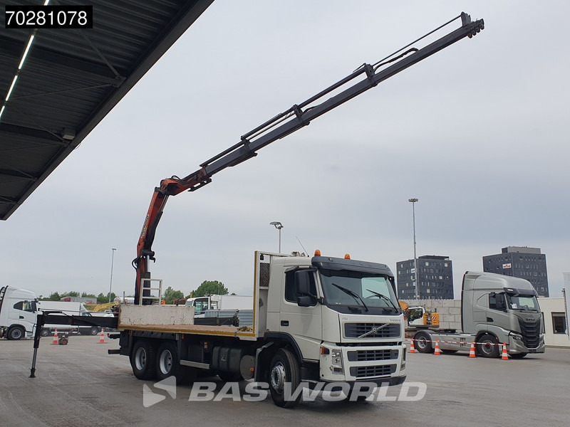 Volvo FM 340 6X4 Manual Hydrauliek Kraan Palfinger Euro 3 - شاحنات مسطحة, شاحنة كرين: صور 3 Volvo FM 340 6X4 Manual Hydrauliek Kraan Palfinger Euro 3 - شاحنات مسطحة, شاحنة كرين: صور 3