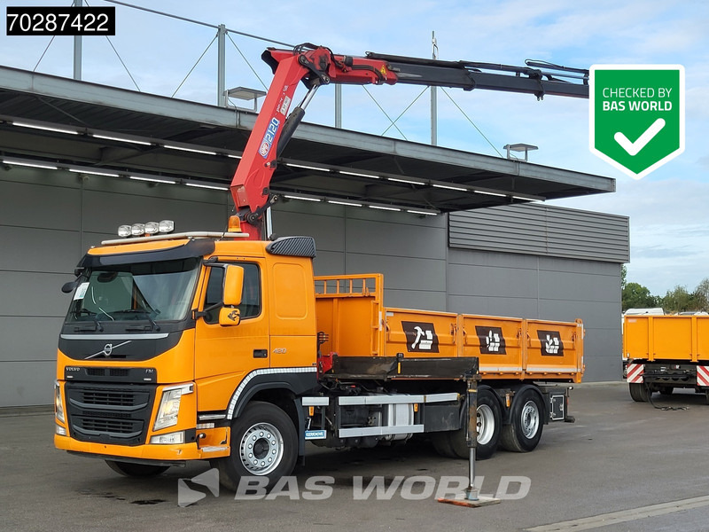 Volvo FM 420 6X2 HMF 2120 K 4 Crane Lift+lenkasche Euro 6 - قلابات, شاحنة كرين: صور 1 Volvo FM 420 6X2 HMF 2120 K 4 Crane Lift+lenkasche Euro 6 - قلابات, شاحنة كرين: صور 1