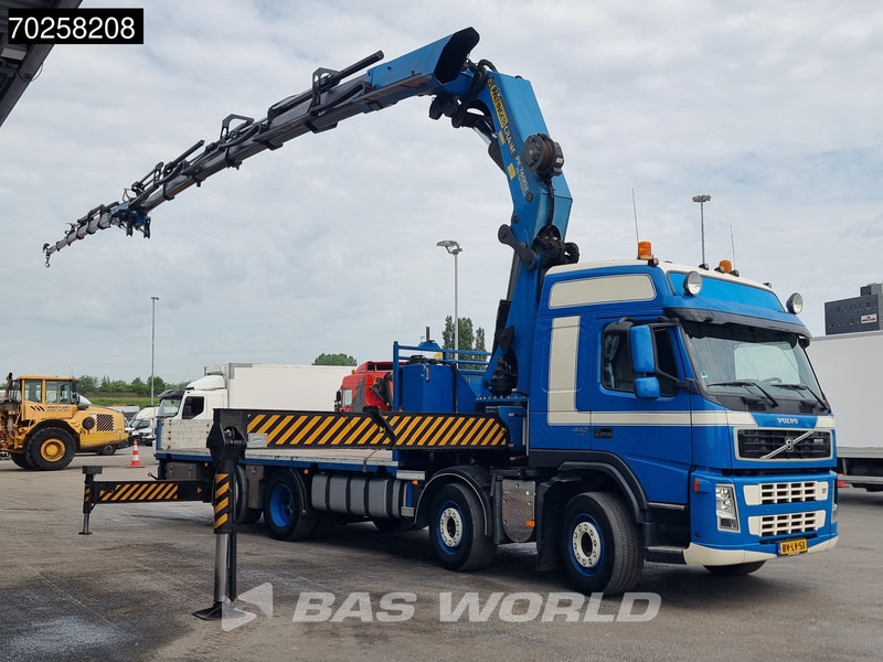 Volvo FM 440 8X2 Palfinger PK74002 + JIB + Winch Lift-Lenkachse Euro 5 - شاحنات مسطحة, شاحنة كرين: صور 3 Volvo FM 440 8X2 Palfinger PK74002 + JIB + Winch Lift-Lenkachse Euro 5 - شاحنات مسطحة, شاحنة كرين: صور 3
