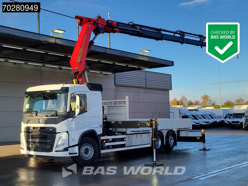 Volvo FM 500 6X2 NEW! Palfinger PK41002 EH-E Kran Crane Lift-steering Axle Euro 6 - شاحنات مسطحة, شاحنة كرين: صور 1 Volvo FM 500 6X2 NEW! Palfinger PK41002 EH-E Kran Crane Lift-steering Axle Euro 6 - شاحنات مسطحة, شاحنة كرين: صور 1