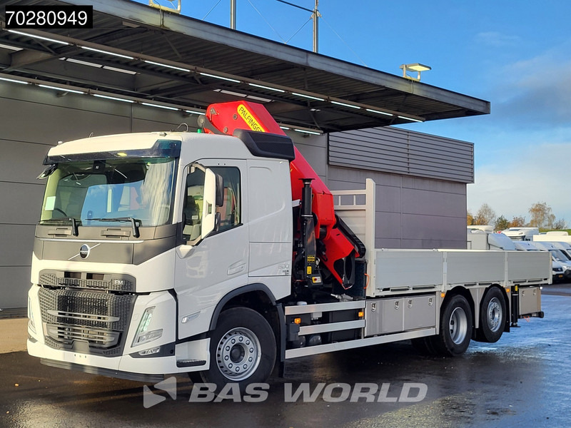 شاحنات مسطحة, شاحنة كرين جديد Volvo FM 500 6X2 NEW! Palfinger PK41002 EH-E Kran Crane Lift-steering Axle Euro 6: صور 7