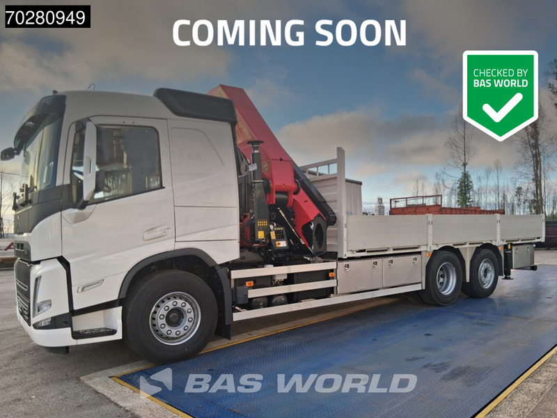 Volvo FM 500 6X2 NEW! Palfinger PK41002 EH-E Kran Crane Lift-steering Axle Euro 6 - شاحنات مسطحة, شاحنة كرين: صور 1 Volvo FM 500 6X2 NEW! Palfinger PK41002 EH-E Kran Crane Lift-steering Axle Euro 6 - شاحنات مسطحة, شاحنة كرين: صور 1