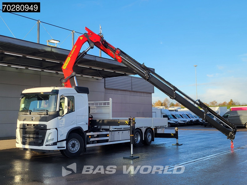 شاحنات مسطحة, شاحنة كرين جديد Volvo FM 500 6X2 NEW! Palfinger PK41002 EH-E Kran Crane Lift-steering Axle Euro 6: صور 5