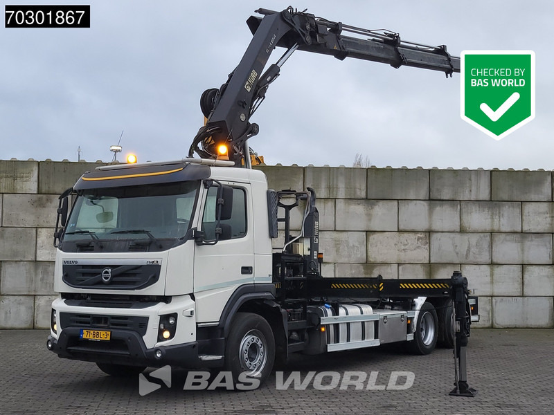 Volvo FMX 370 FMX 6X2 HIAB 244 E P-3 Hipro Kran + XR21S56 containersystem Lift+steering - شاحنة ذات الخطاف, شاحنة كرين: صور 1 Volvo FMX 370 FMX 6X2 HIAB 244 E P-3 Hipro Kran + XR21S56 containersystem Lift+steering - شاحنة ذات الخطاف, شاحنة كرين: صور 1