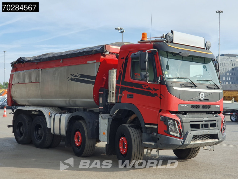 تأجير Volvo FMX 450 8X4 17m3 Meiller tipper Steelsuspension Automatic Retarder Big-Axle Euro 6 Volvo FMX 450 8X4 17m3 Meiller tipper Steelsuspension Automatic Retarder Big-Axle Euro 6: صور 8