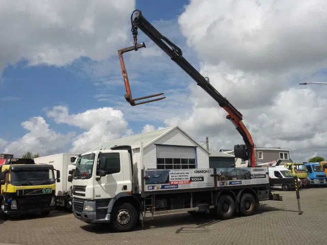 DAF CF 360 6X4 MANUAL GEAR STEELSPRINGS 18,5 TON PALFINKER - شاحنات مسطحة, شاحنة كرين: صور 1 DAF CF 360 6X4 MANUAL GEAR STEELSPRINGS 18,5 TON PALFINKER - شاحنات مسطحة, شاحنة كرين: صور 1