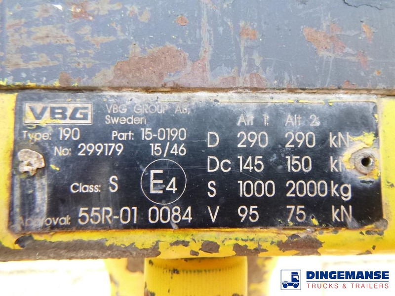 مقطورات مسطحة Adcliffe 2-axle drawbar platform trailer 7 t: صور 14