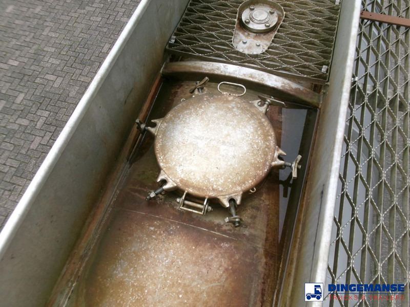 نصف مقطورة صهريج Crane Fruehauf Chemical tank inox 22.5 m3 / 1 comp: صور 13