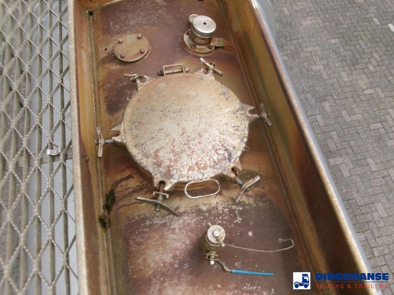 نصف مقطورة صهريج Crane Fruehauf Chemical tank inox 22.5 m3 / 1 comp: صور 16