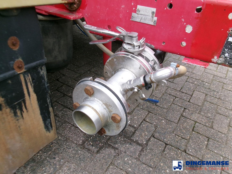 نصف مقطورة صهريج Crane Fruehauf Chemical tank inox 22.5 m3 / 1 comp: صور 9