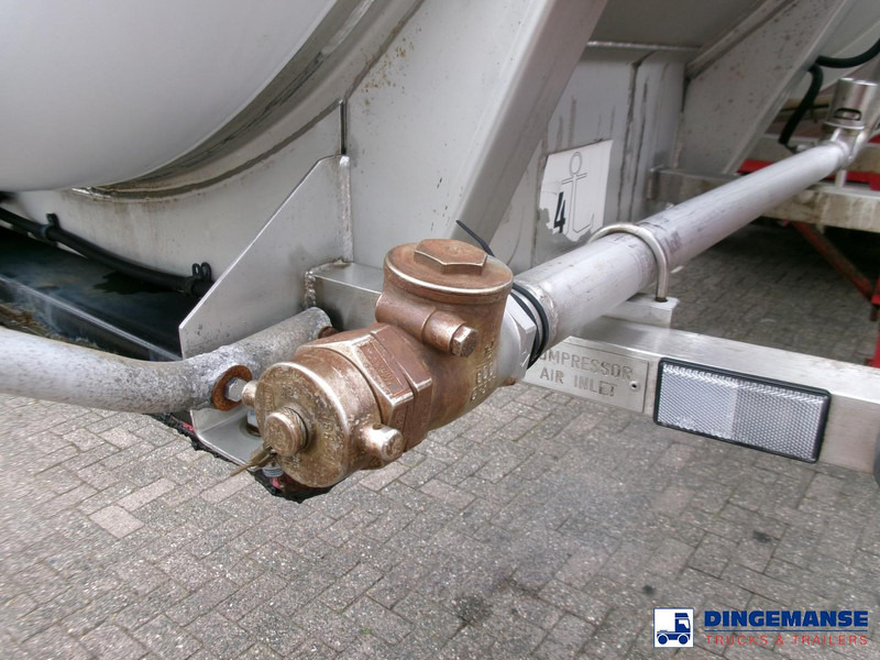 نصف مقطورة صهريج Crane Fruehauf Chemical tank inox 22.5 m3 / 1 comp: صور 10