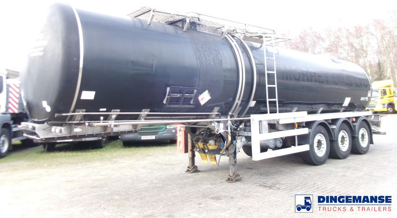 Crossland Bitumen tank inox 33 m3 / 1 comp + compressor + steam heating - نصف مقطورة صهريج: صور 1 Crossland Bitumen tank inox 33 m3 / 1 comp + compressor + steam heating - نصف مقطورة صهريج: صور 1