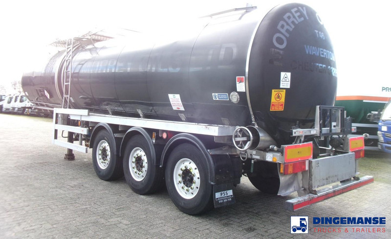Crossland Bitumen tank inox 33 m3 / 1 comp + compressor + steam heating - نصف مقطورة صهريج: صور 3 Crossland Bitumen tank inox 33 m3 / 1 comp + compressor + steam heating - نصف مقطورة صهريج: صور 3