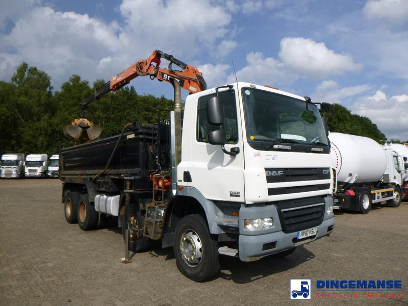 DAF CF 85.360 8X4 RHD tipper + Terex 118.2 VGL-A15 - شاحنة كرين: صور 2 DAF CF 85.360 8X4 RHD tipper + Terex 118.2 VGL-A15 - شاحنة كرين: صور 2