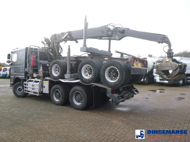 DAF XF 105.510 6x4 + Loglift F281S83 crane / timber truck + dolly - شاحنة قطع الأشجار, شاحنة كرين: صور 5 DAF XF 105.510 6x4 + Loglift F281S83 crane / timber truck + dolly - شاحنة قطع الأشجار, شاحنة كرين: صور 5