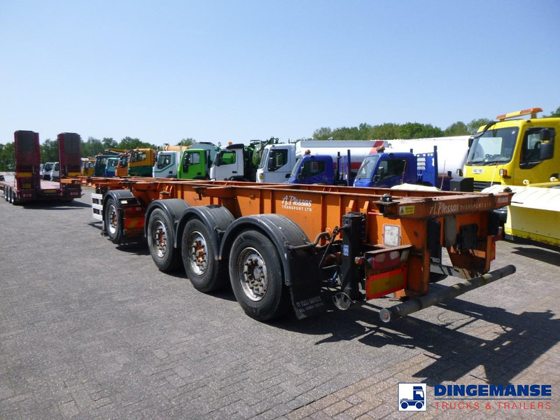 Dennison 4-axle container combi trailer (3 + 1 axles) 20-30-40-45 ft - شاحنات الحاويات/ جسم علوي قابل للتغيير نصف مقطورة: صور 3 Dennison 4-axle container combi trailer (3 + 1 axles) 20-30-40-45 ft - شاحنات الحاويات/ جسم علوي قابل للتغيير نصف مقطورة: صور 3