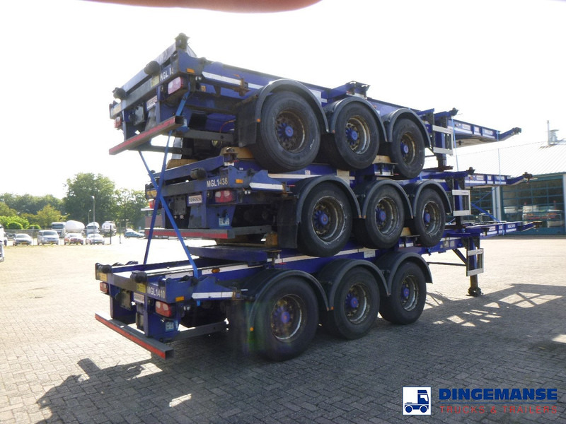 Dennison Stack - 3 x container trailer 20-30-40-45 ft - شاحنات الحاويات/ جسم علوي قابل للتغيير شاحنة: صور 4 Dennison Stack - 3 x container trailer 20-30-40-45 ft - شاحنات الحاويات/ جسم علوي قابل للتغيير شاحنة: صور 4