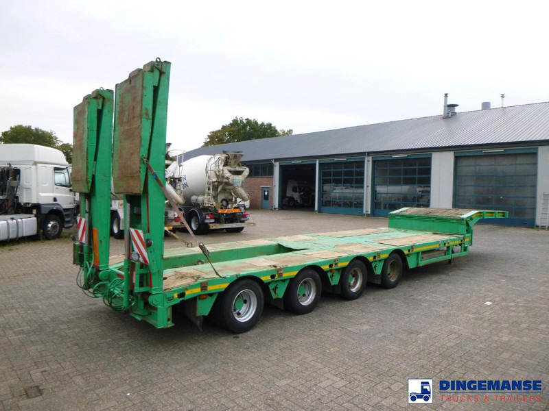 Faymonville 4-axle semi-lowbed trailer 65 t + ramps ext. - عربة مسطحة منخفضة نصف مقطورة: صور 4 Faymonville 4-axle semi-lowbed trailer 65 t + ramps ext. - عربة مسطحة منخفضة نصف مقطورة: صور 4