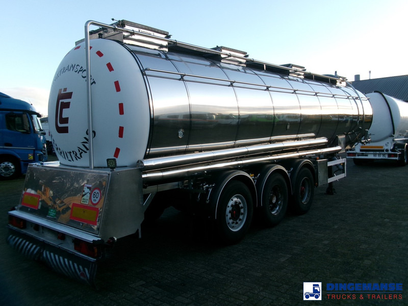Feldbinder Chemical tank inox 33.5 m3 / 1 comp + pump - نصف مقطورة صهريج: صور 4 Feldbinder Chemical tank inox 33.5 m3 / 1 comp + pump - نصف مقطورة صهريج: صور 4